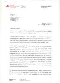Dopis VZP
